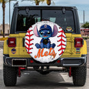 New York Mets Car Spare Tire Cover With Camera Hole