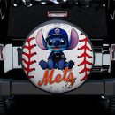 New York Mets Car Spare Tire Cover With Camera Hole