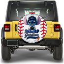 New York Yankees Car Spare Tire Cover With Camera Hole