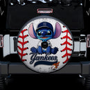 New York Yankees Car Spare Tire Cover With Camera Hole