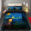Nezuko Chill Starry Night Bedding Set