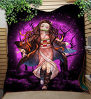 Nezuko Moonlight Quilt Blanket Nearkii