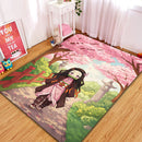 Nezuko Cherry Blossom Demon Slayer Rectangular Area Rug
