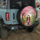 Nezuko Cherry Blossom Demon Slayer Car Spare Tire Cover