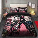 Nezuko Demon Slayer Japan Ink Style  Bedding Set