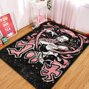 Nezuko Pink Demon Slayer Rectangular Area Rug
