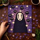 No Face Ghibli Stained Glass Jigsaw Puzzle