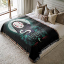 No-Face Spirit Studio Ghibli Woven Throw Blanket
