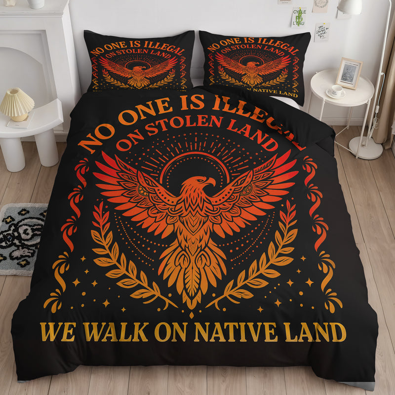 Native US Eagle Tribal Pride Bedding Set