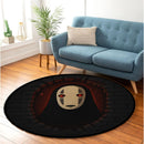 No Face Ghibli Studio Break Wall Round Rug