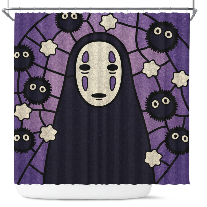 No Face Ghiblie Studio Shower Curtain