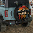 Retro November 1996 Jeep Car Spare Tire Cover