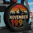 Retro November 1996 Jeep Car Spare Tire Cover