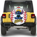 Oakland Athletics Car Spare Tire Cover With Camera Hole
