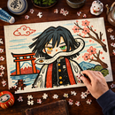 Obanai Iguro Demon Slayer Jigsaw Puzzle