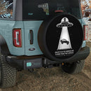 UFO Alien Jeep Appear Car Spare Tire Cover