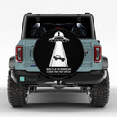 UFO Alien Jeep Appear Car Spare Tire Cover