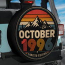 Retro October 1996 Jeep Car Spare Tire Cover
