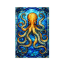 Octopus Stained Glass Jigsaw Puzzle