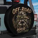 Off Road Hair Don't Care Car Spare Tire Cover