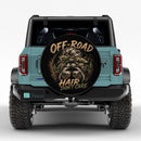 Off Road Hair Don't Care Car Spare Tire Cover