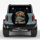 Off Road Is My Therapy Jeep Car Spare Tire Cover