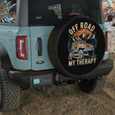 Off Road Is My Therapy Jeep Car Spare Tire Cover