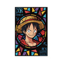 One Piece Luffy Stained Glass Jigsaw Puzzle