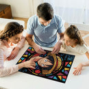 One Piece Luffy Stained Glass Jigsaw Puzzle
