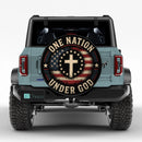 One Nation Under God Car Spare Tire Cover