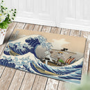 One Peace Anime The Great Wave Japan Doormat Home Decor