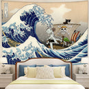 One Peace Anime The Great Wave Tapestry