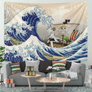 One Peace Anime The Great Wave Tapestry