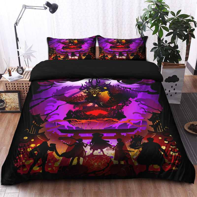 One Piece Anime Bedding Set Duvet Cover And 2 Pillowcases Nearkii