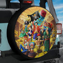 One Piece Characters Car Spare Tire Cover