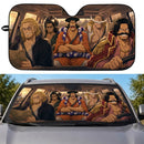 One Piece Characters Car Auto Sunshades
