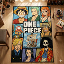 One Piece Characters Rectangular Area Rug