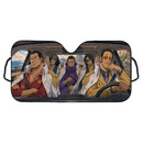 One Piece Charecters Road Trip Car Auto Sunshades