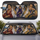 One Piece Charecters Road Trip Car Auto Sunshades