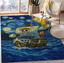 One Piece Starry Night Rectangular Area Rug
