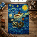 One Piece Starry Night Rectangular Area Rug