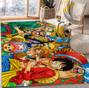 One Piece Team Rug Carpet Rectangular Area Rug