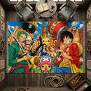 One Piece Team Rug Carpet Rectangular Area Rug