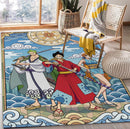 One Piece Wano Country Rectangular Area Rug