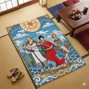 One Piece Wano Country Rectangular Area Rug