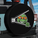 Orange TMNT Ninja Mutant Teenage Unzipped Jeep Car Spare Tire Cover