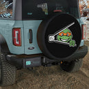 Orange TMNT Ninja Mutant Teenage Unzipped Jeep Car Spare Tire Cover