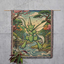 Scyther Pokemon Japan Style Woven Throw Blanket