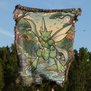 Scyther Pokemon Japan Style Woven Throw Blanket