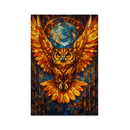 Owl Stained Glass Jigsaw Puzzle